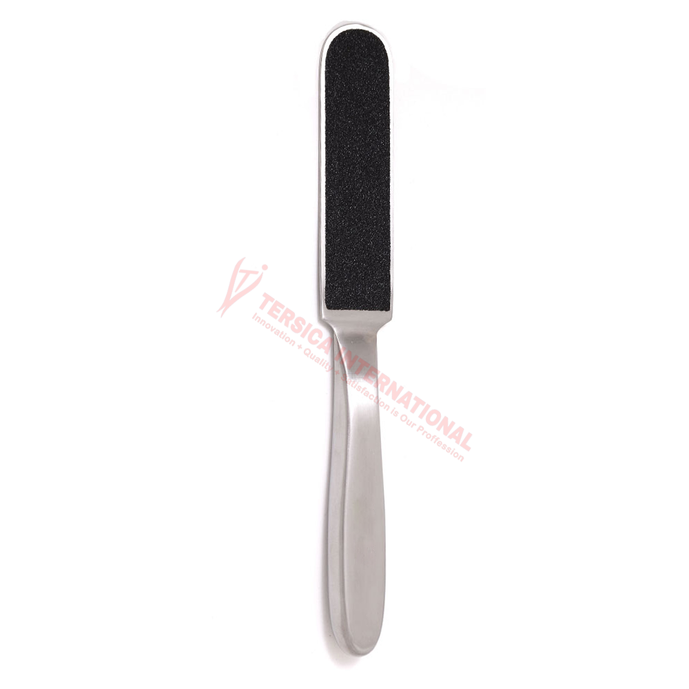 Single Sided Steel Handle Foot File Scraper / New Model Stainless Steel Foot Scraper