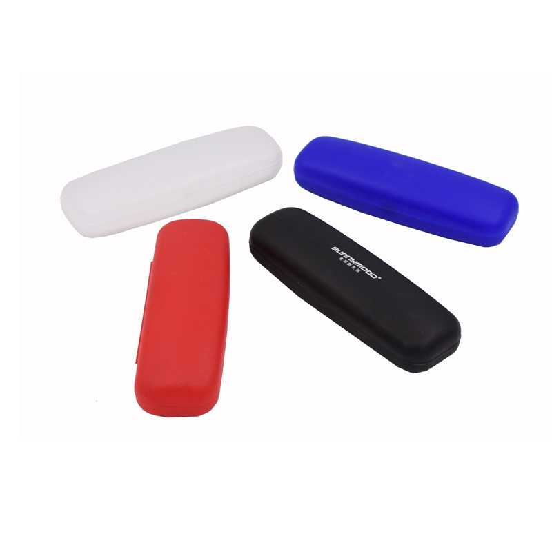 hard shell transparent plastic glasses case