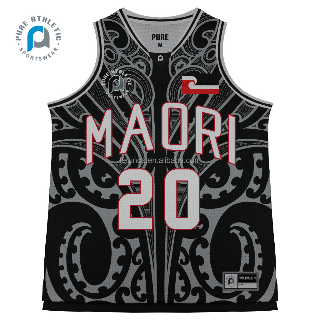 PURE Sublimation vintage basketball jersey Rasta  Vests Team Embroidery Patch Fashion Design custom basketball team jersey