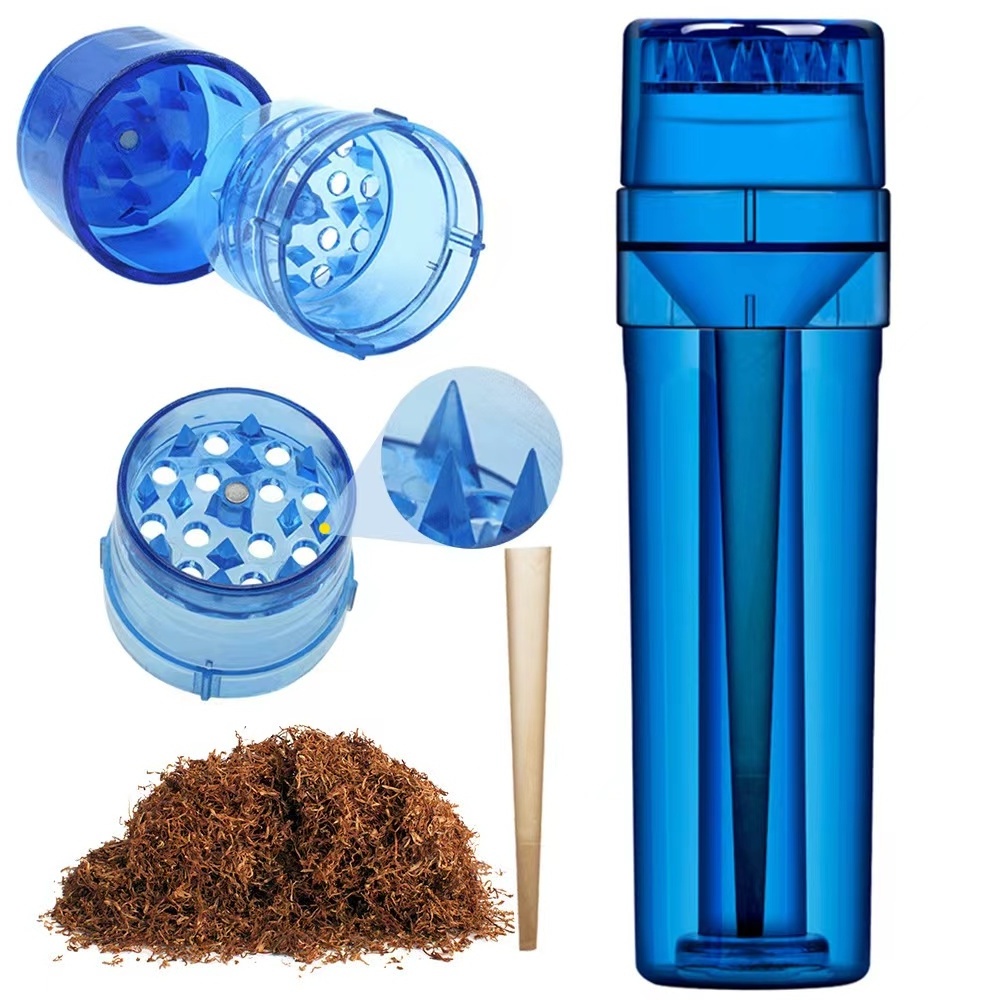 Hot Selling Manual Plastic Herb Grinder Smoking Grinder With Filler Grinder