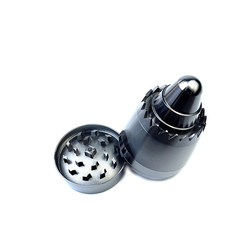 New Arrival Special Engine Design Dry Herb Grinder Smoking Crusher 2023 Zinc Metal Tobacco Herb Grinder