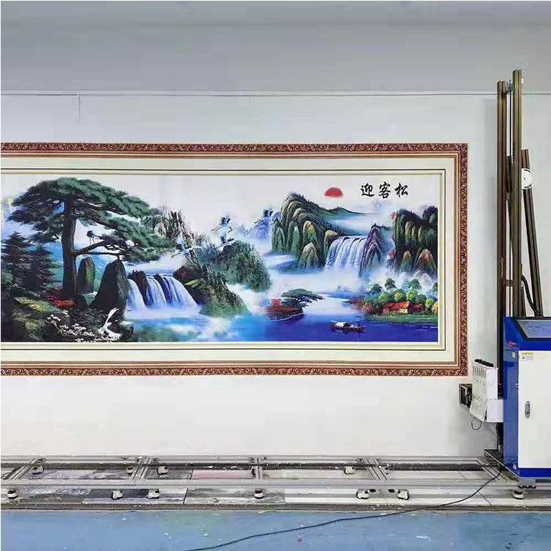 Professional automatic ink printer baike wall painting machine 3d effect uv vertical with high quality wall printer