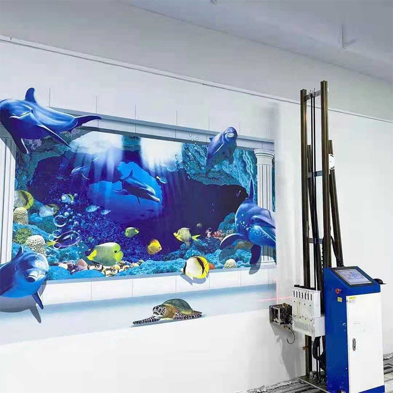 Professional automatic ink printer baike wall painting machine 3d effect uv vertical with high quality wall printer