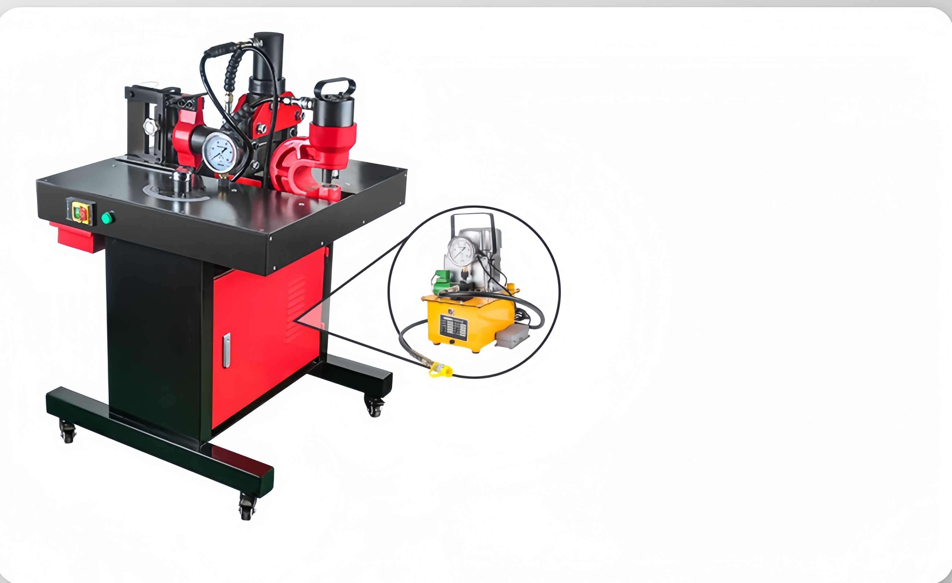 Multifunctional busbar processing machine Copper row hydraulic punching machine Bending machine Hydraulic crimping pliers