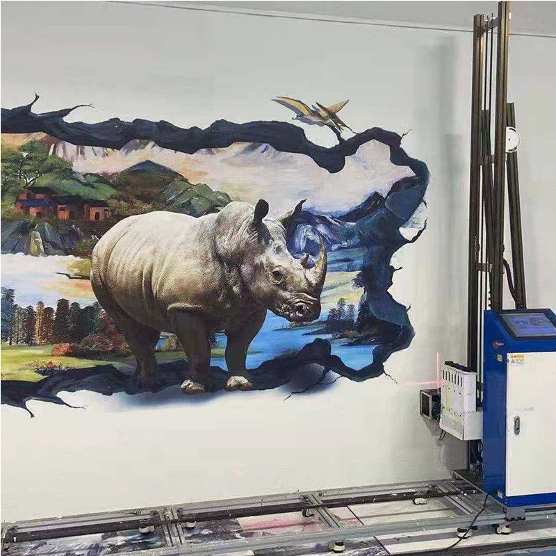 Professional automatic ink printer baike wall painting machine 3d effect uv vertical with high quality wall printer