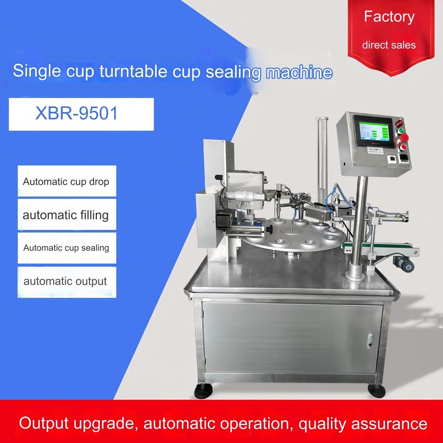 automatic sealing machine filling and sealing machine