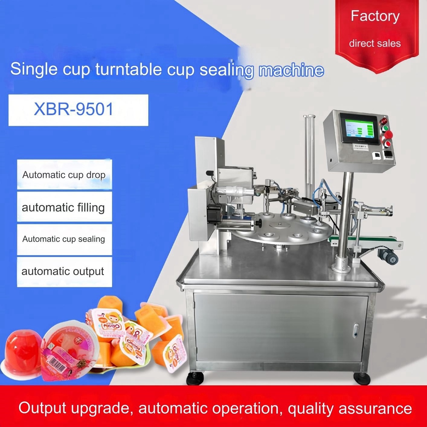 automatic sealing machine filling and sealing machine