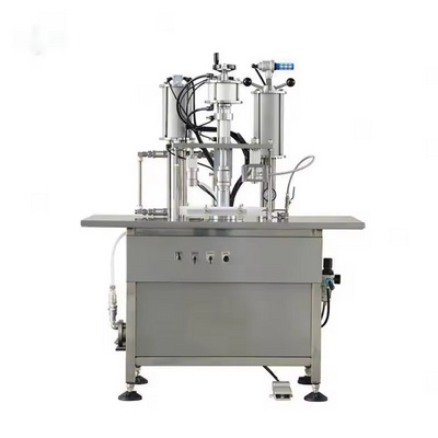 Spray Bottle Liquid Filling Machine Fully Automatic Aerosol Filling Machine Gas Machine Filling Spray Oxygen Aerosol Can Filler