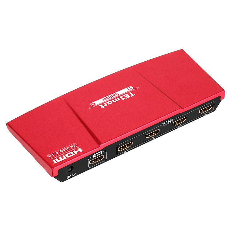 3840*2160@60Hz 4:4:4 Home Video Mixer HDCP HDMI Splitter HDMI Splitter 1x4 4k