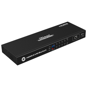 TESmart Rackmount High Quality 8 Port USB HDMI KVM Switch 4k with IP RS232 IR KVM Switch