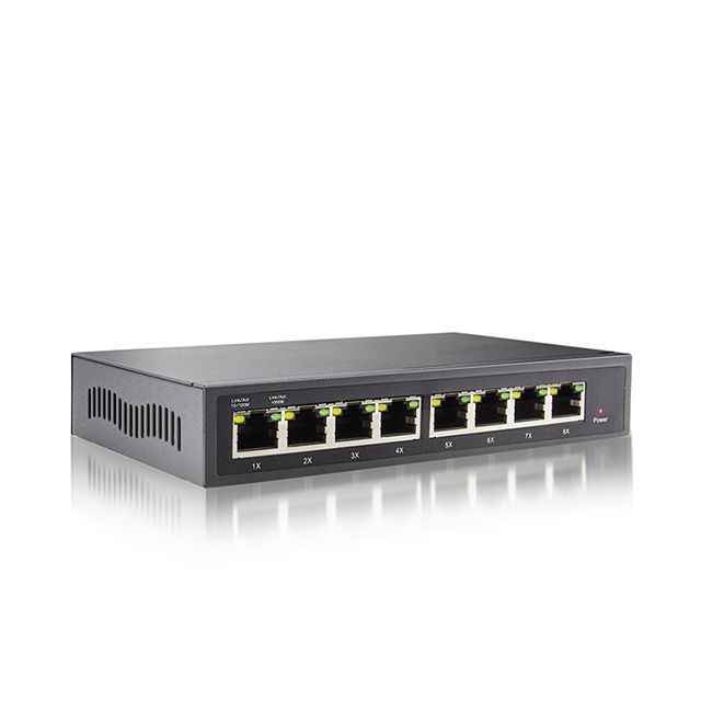 TESmart 8 Port 1000Mbps Gigabit POE Switch IGMP Network Switch