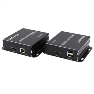 TESmart KVM over IP 100M 3D 1080P Video Transmitter and Receiver 4K30hz HDMI  KVM Extender