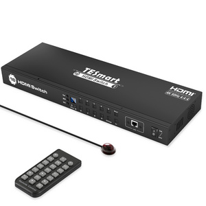 TESmart OEM ODM video switchers 4K Uhd Hdcp 2.2 broadcast live stream mixer 16 In 1 Out switcher video Aodio 16X1 Hdmi Switch