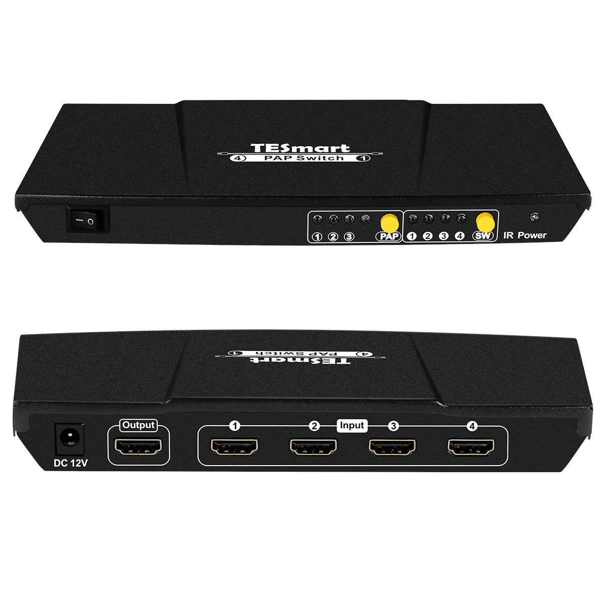 TESmart 1080P HDMI Multiviewer 4x1 seamless switcher