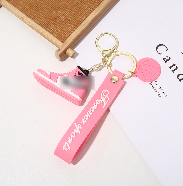 Wholesale Sneaker Cute Pvc Keychain Creative AJ 3D Shoes Keychain