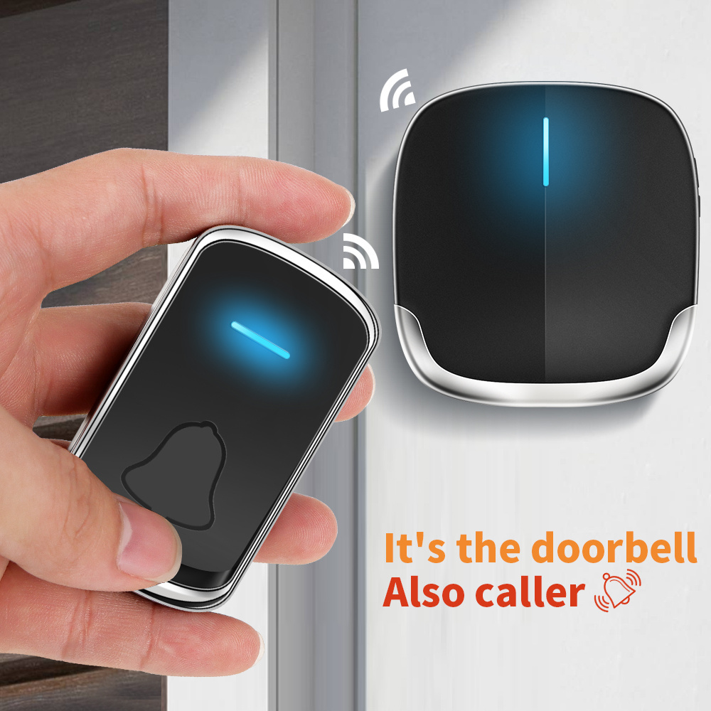 Intelligent Wireless Home Door Bell 300M Barrier-free Wireless Reception 36 Ringtones Transmission Doorbell With 4 Sound Volume