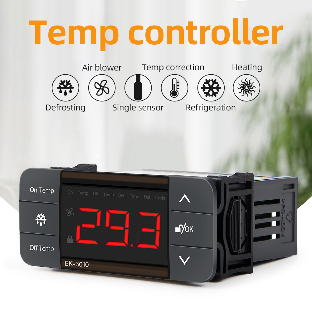 High Quality EK-3010 Refrigeration Defrost Freezer Thermostat Regulator Temperature Controller For Cold Storage