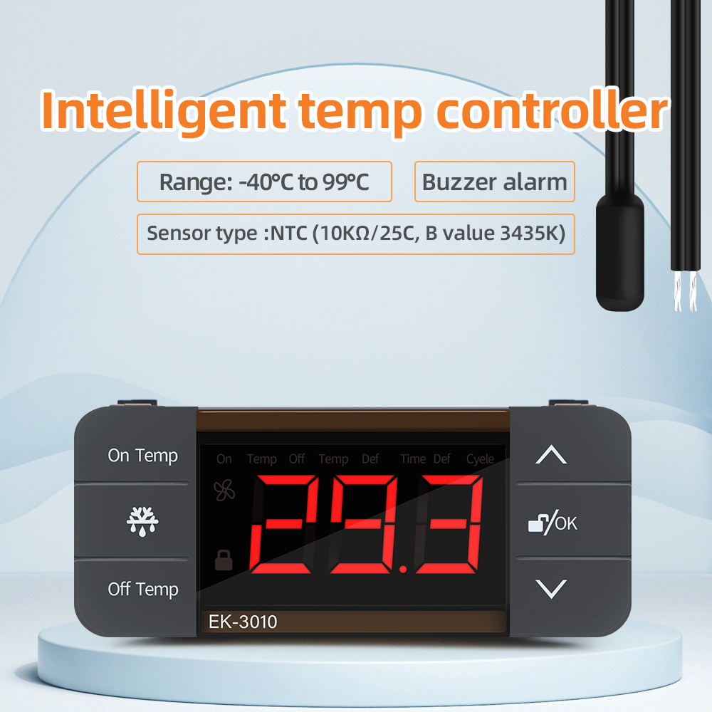 High Quality EK-3010 Refrigeration Defrost Freezer Thermostat Regulator Temperature Controller For Cold Storage