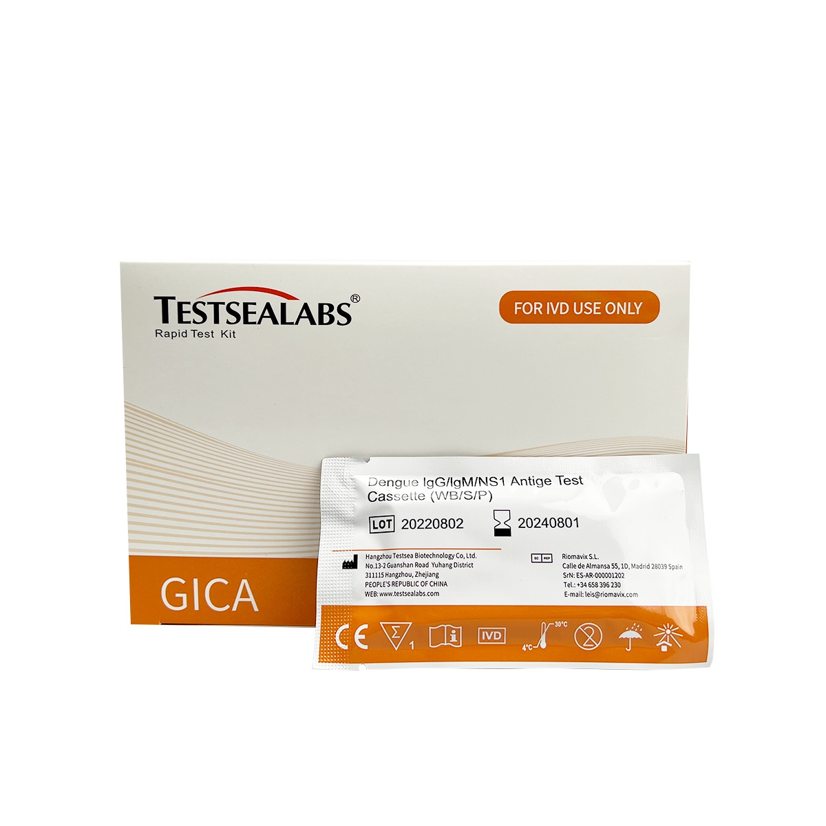 Dengue IgG/IgM+NS1 Combo Test Kit Factory Directly Supply