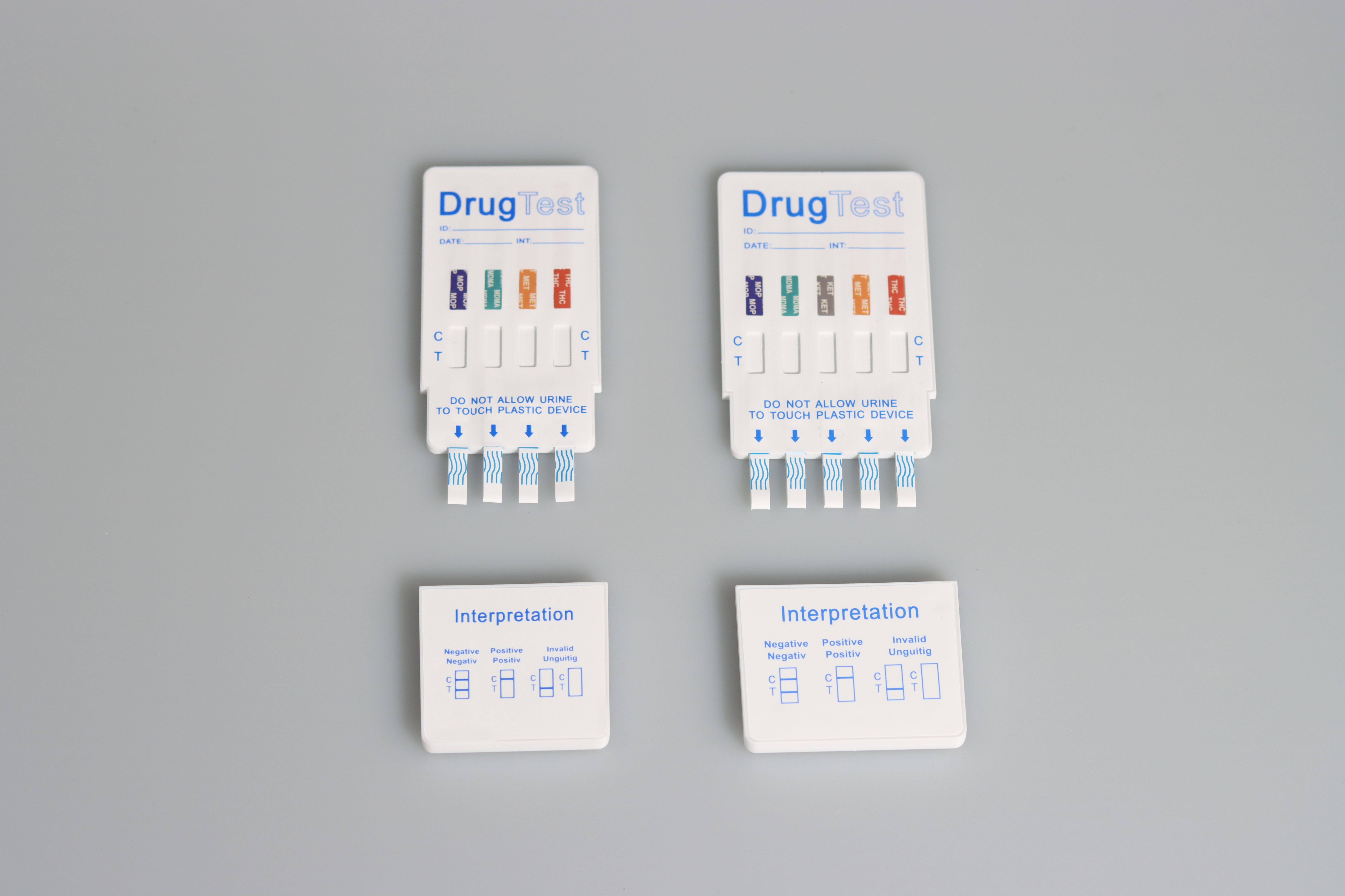 5 Panel Instant Drug Test Kits THC COC OPI AMP BZO Urine Dip Drug Testing