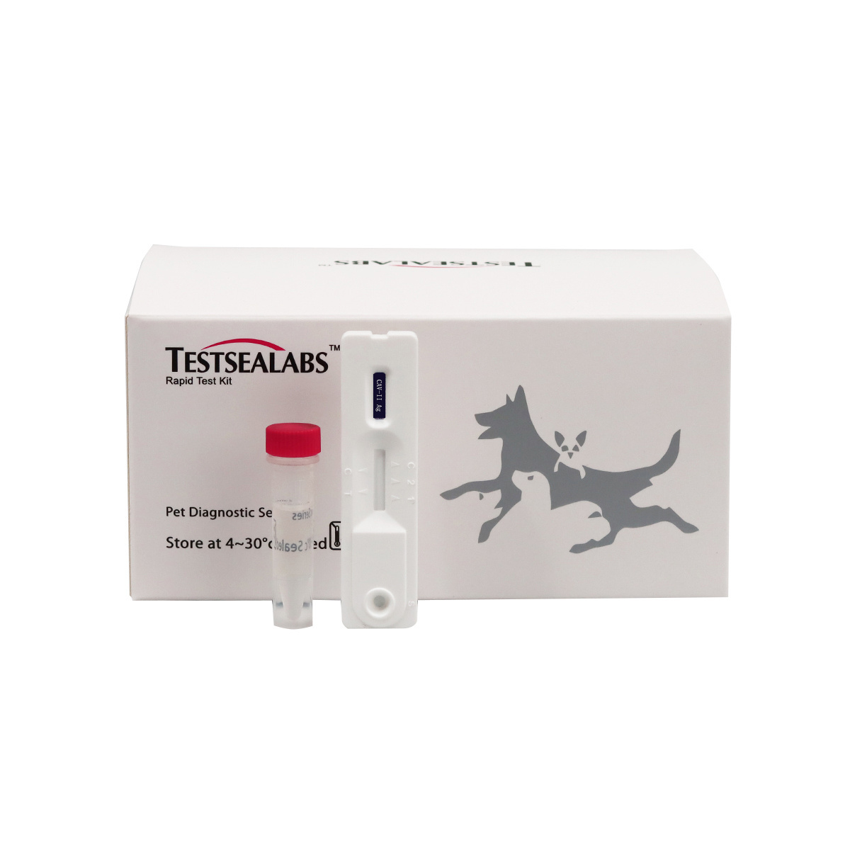 Canine Adenovirus I Antigen Rapid Test Kit For Veterinary CAV Test