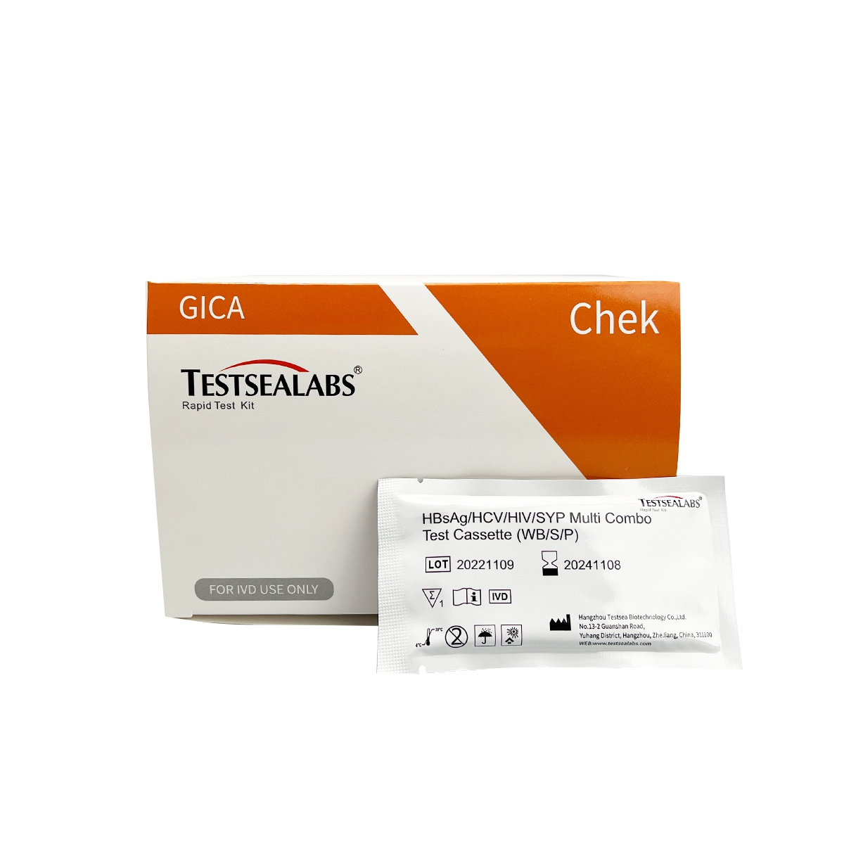 HBsAg HCV HIV SYP Rapid Test 4 in 1