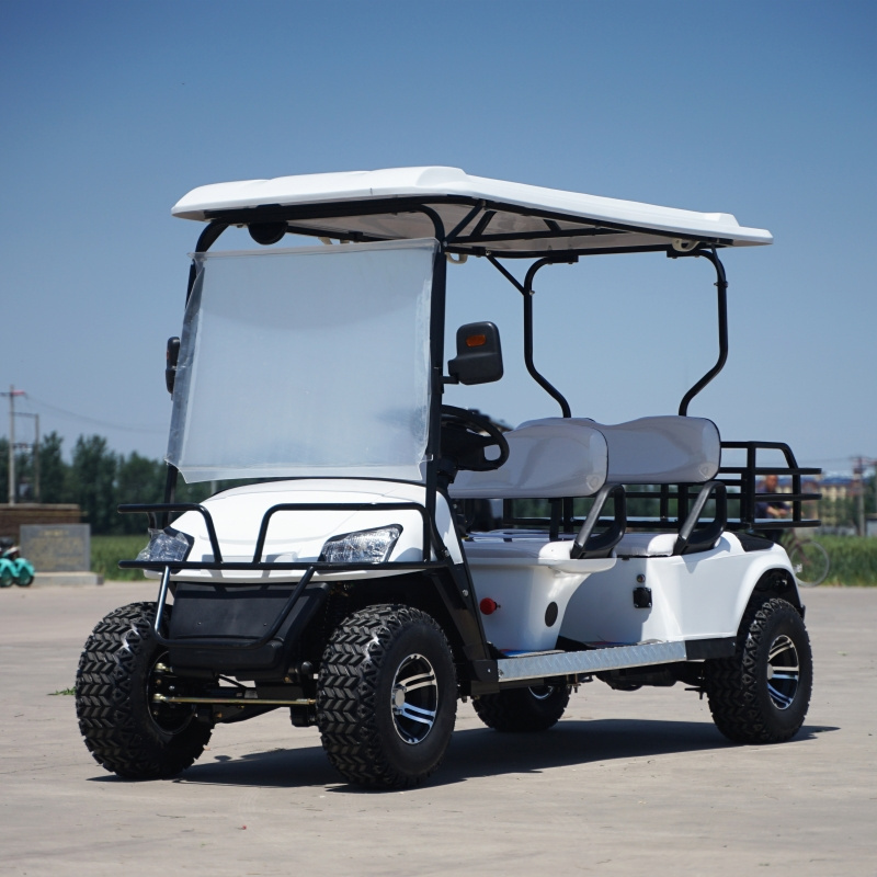 EV 72 Volt Crown Series 4 Electric Golf Cart Mini Jeep Gasoline Golf Cart Adult Dune Buggy Electric smart golf cart UTV Cheap