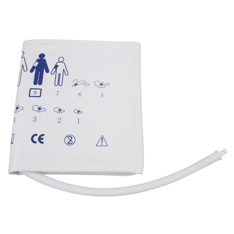 Wholesale Disposable Nibp Cuff Single Hose Blood Pressure nibp cuff connector 14-20cm Custom Disposable NIBP Cuff