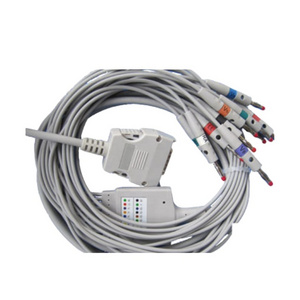 Mortara 10 leads ecg/ekg cable with Banana plug for ELI 250 ecg cable