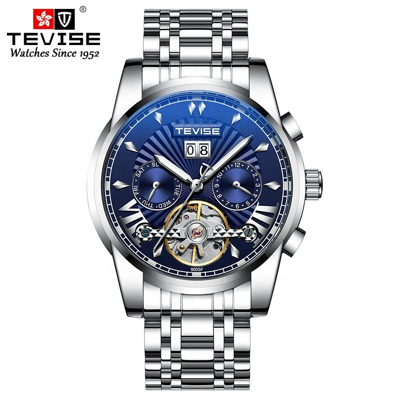 tevise brand business automatic watch 9005F wholesale men automatic mechanical wristwatch for selling