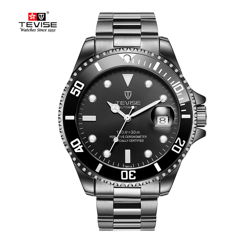 Tevise popular model classic design wholesale price stainless steel alloy watch new model