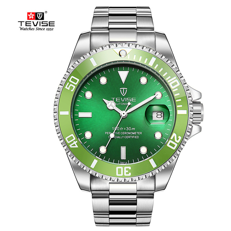 Tevise popular model classic design wholesale price stainless steel alloy watch new model