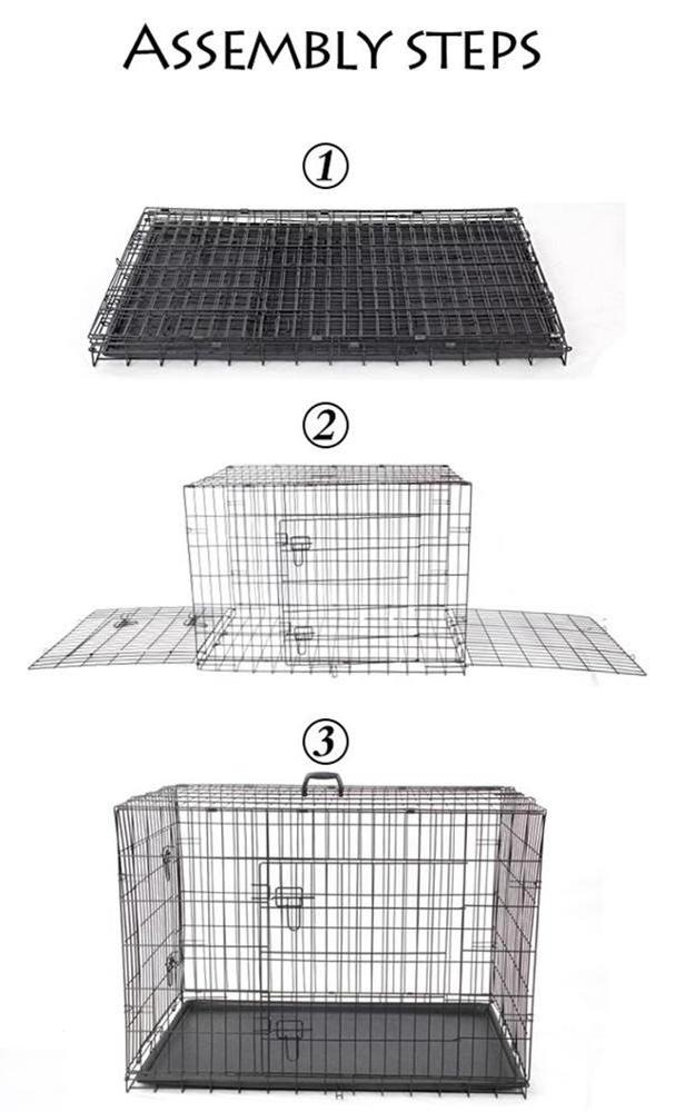 Factory Supply Wholesale Heavy Duty Metal Dog Crate Pet Kennel