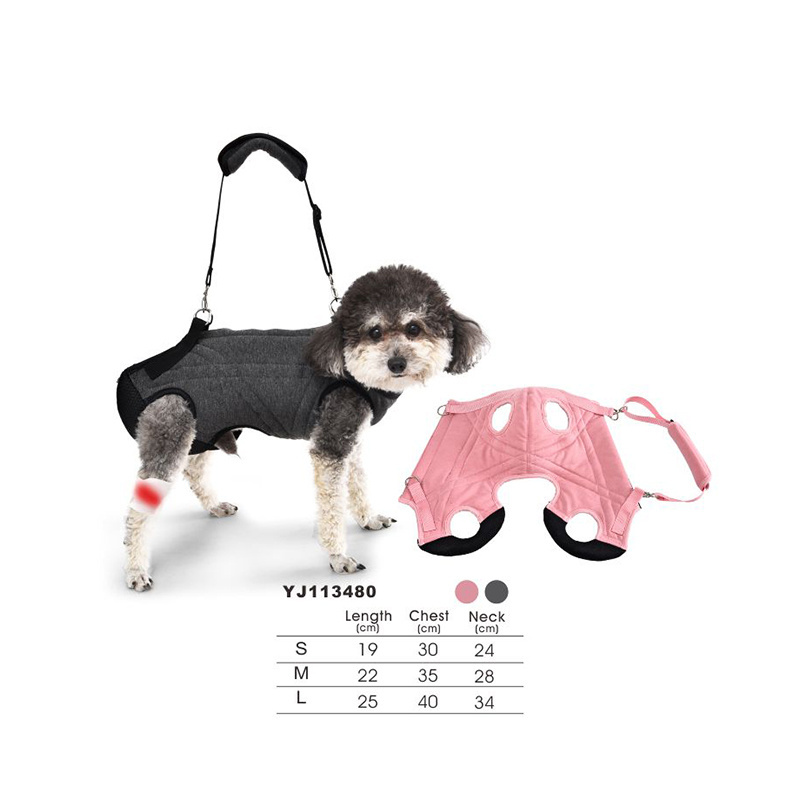 Dog Carry Sling Emergency Backpack Pet Legs Support And Rehabilitation Dog Lift Harness for Nail Trimming