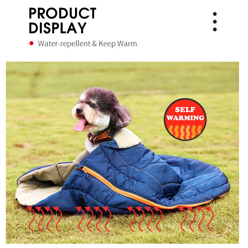 Indoor Outdoor Camping Portable Waterproof Warm Pet Small Dog Sleeping Bag