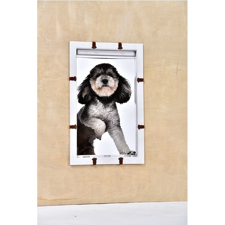 Petstar Pet Dorr Dog Microchip Wall Entry Dog And Cat Door Aluminium