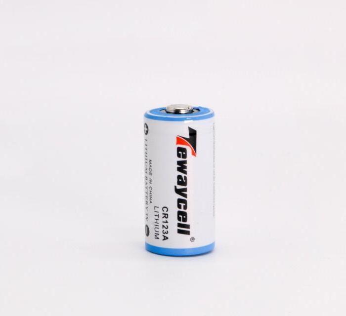 lithium battery flashlight Batteries 1300mah CR123A 3V Non Rechargeable battery