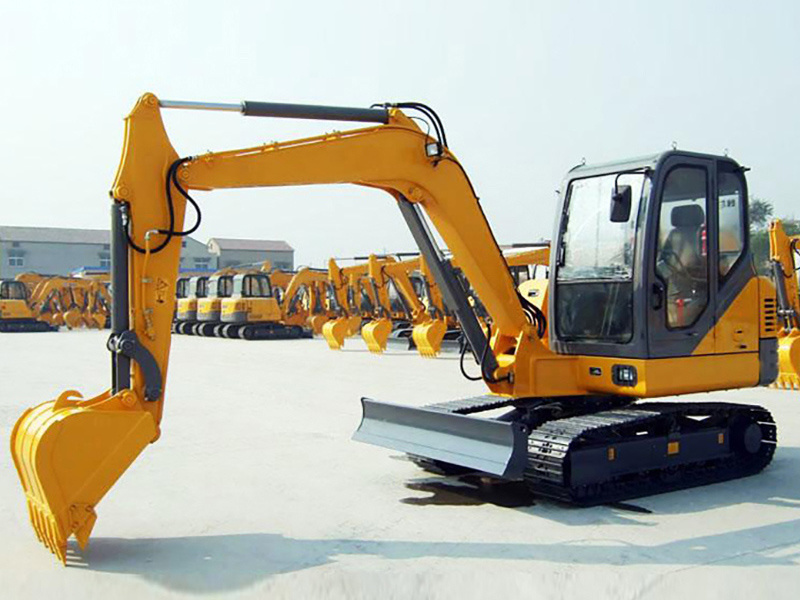 Excavators spare parts track hoe mini-excavator breakers rubber tracks mini excavator XE60GA