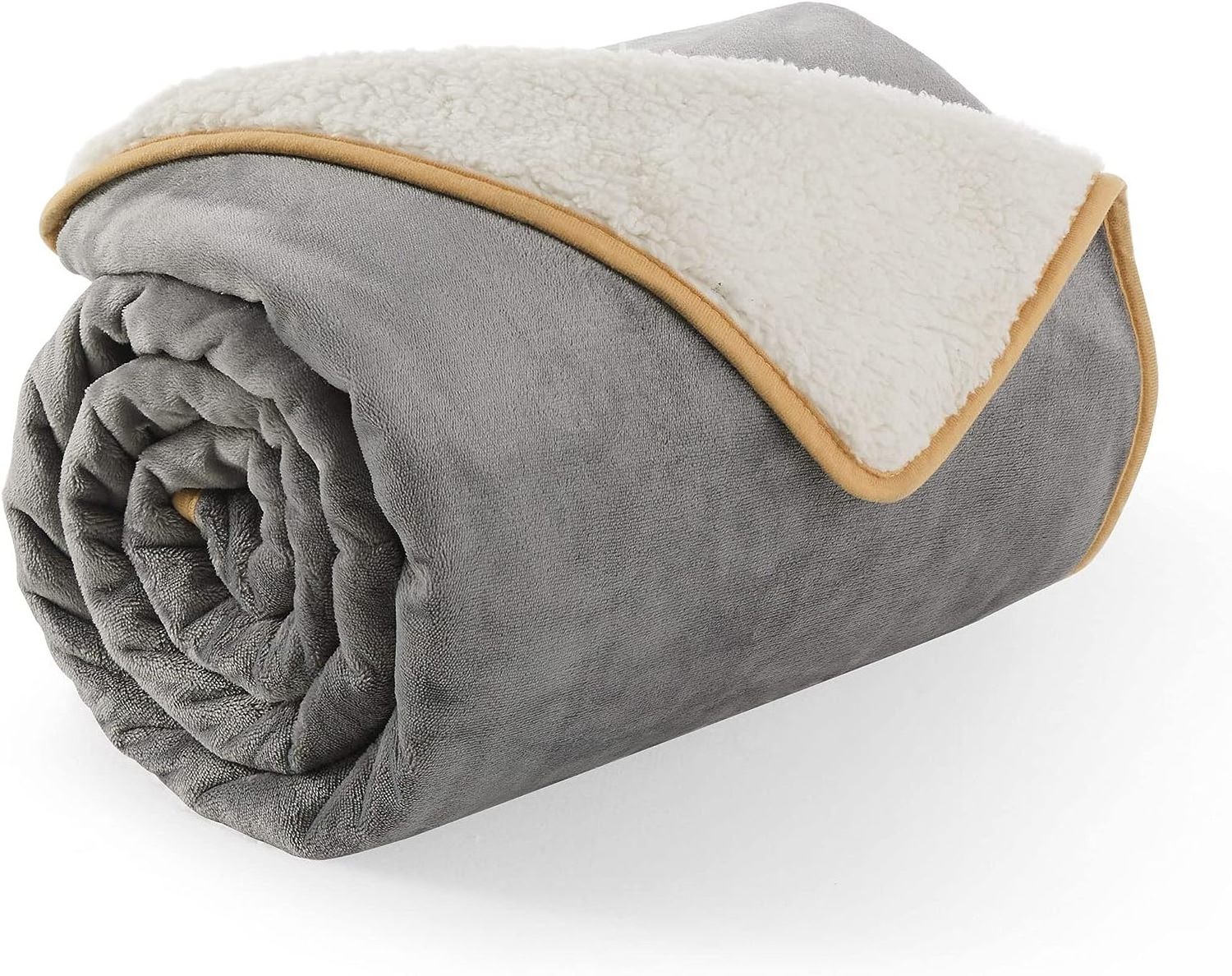 High Quality Custom Pet Products Outdoor Thick Sherpa Fleece Waterproof Dog Bed Throw Blanket