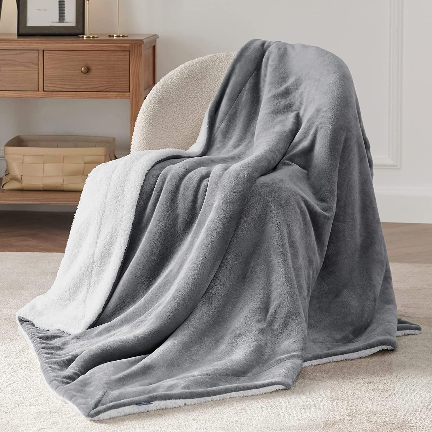 Mantas De Invierno Thick Throw Cobija Flannel Coral Fleece Double Layer Warm Sherpa Blanket