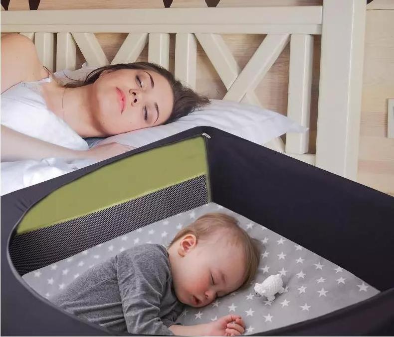 Mini Lightweight Breathable Elastic Mesh Tent Canopy Stretchy Blackout Baby Crib Cover for Travel