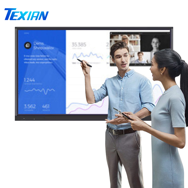 all-in-one smart tv 98 inch led touch screen intelligent conference teaching training display interactive touch screen projector