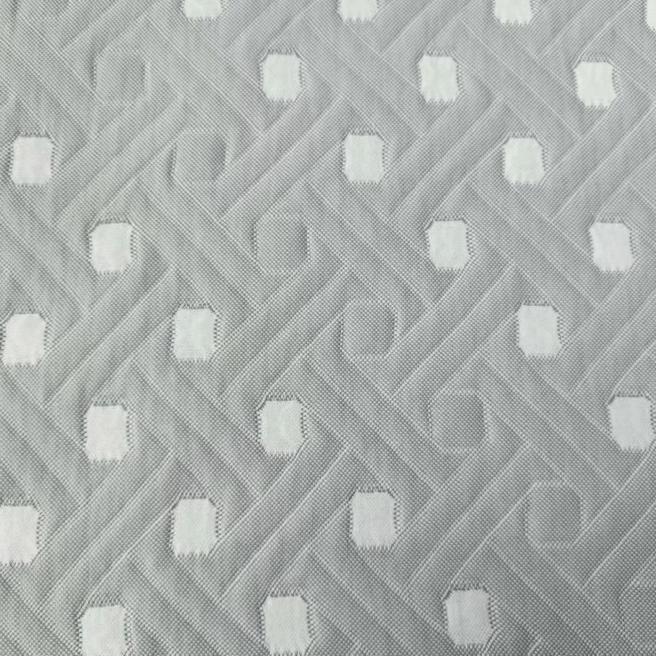 Home Textile Knitting Mattress Fabric Polyester Double side Jacquard Comfortable Stretch Knitted Mattress Ticking Fabric