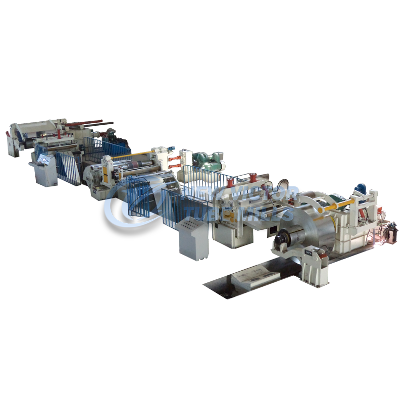 good quality steel slitting machinery production line steel coil cutting machine