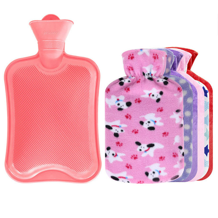 High Quality Wholesale manufacturer 2000Ml mini Hot Water Bag with cover, Hot Water Bottle