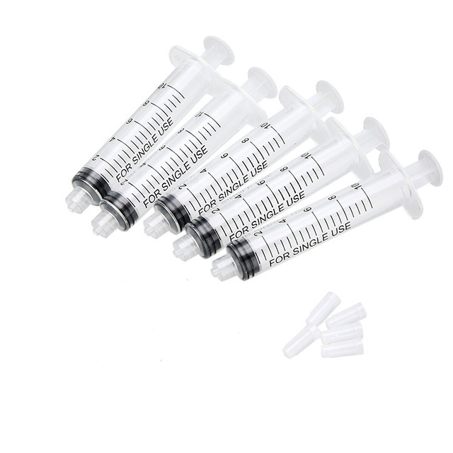 Glass and PVC Syringe Luer Lock in Different Sizes of syringe 60ml  and 5CC syringe