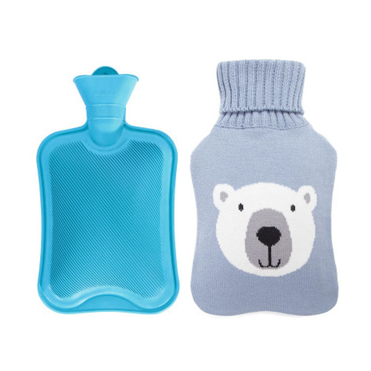 High Quality Wholesale manufacturer 2000Ml mini Hot Water Bag with cover, Hot Water Bottle