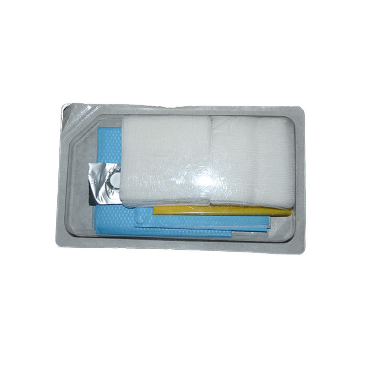 Disposable medical consumables of sterile wound dressing kit dialysis wound dressing kit