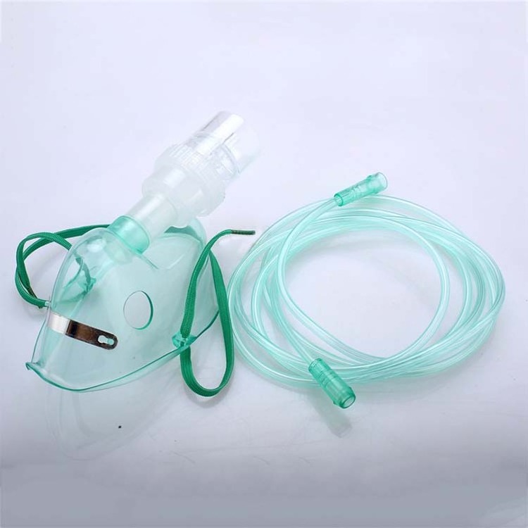 Oxygen mask with reservoir bag non-rebreather hyperbaric oxygen mask