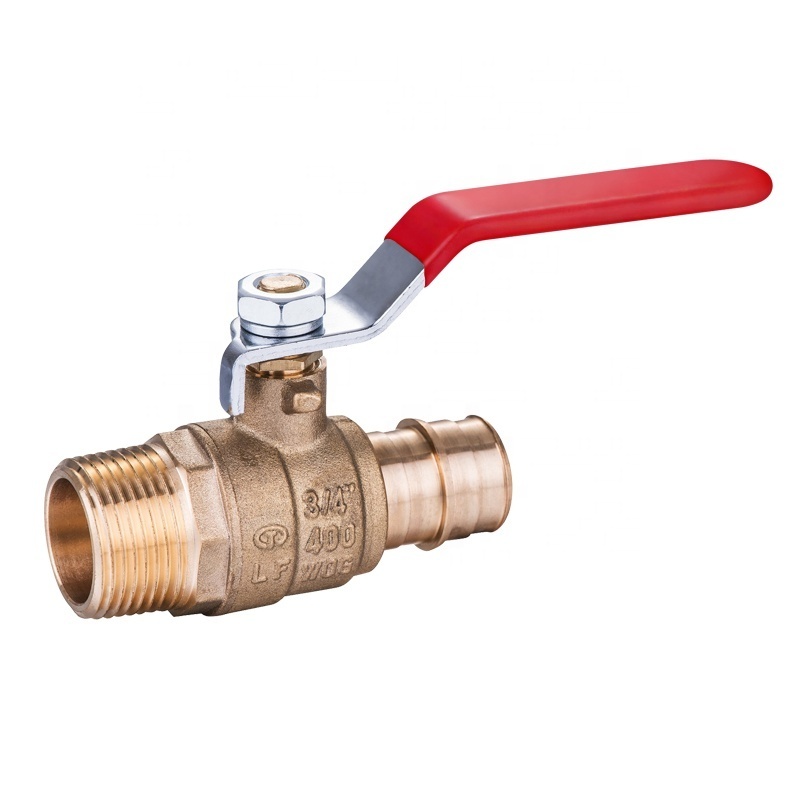 Control Valve Lead Free Brass Ball Valves Propex Male Npt 1/2